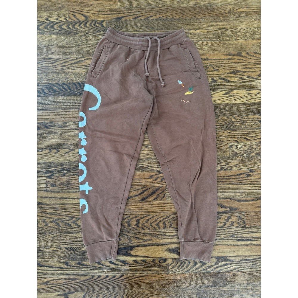 Crocs x Carrots Graphic Logo Skate Art‎ Brown Sweatpants - Medium